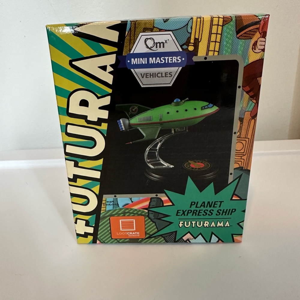 Futurama Planet express ship Figure NIB BRAND NEW Loot Crate Exclusive